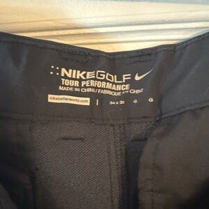 Nike Golf Tour Performance Black Pants